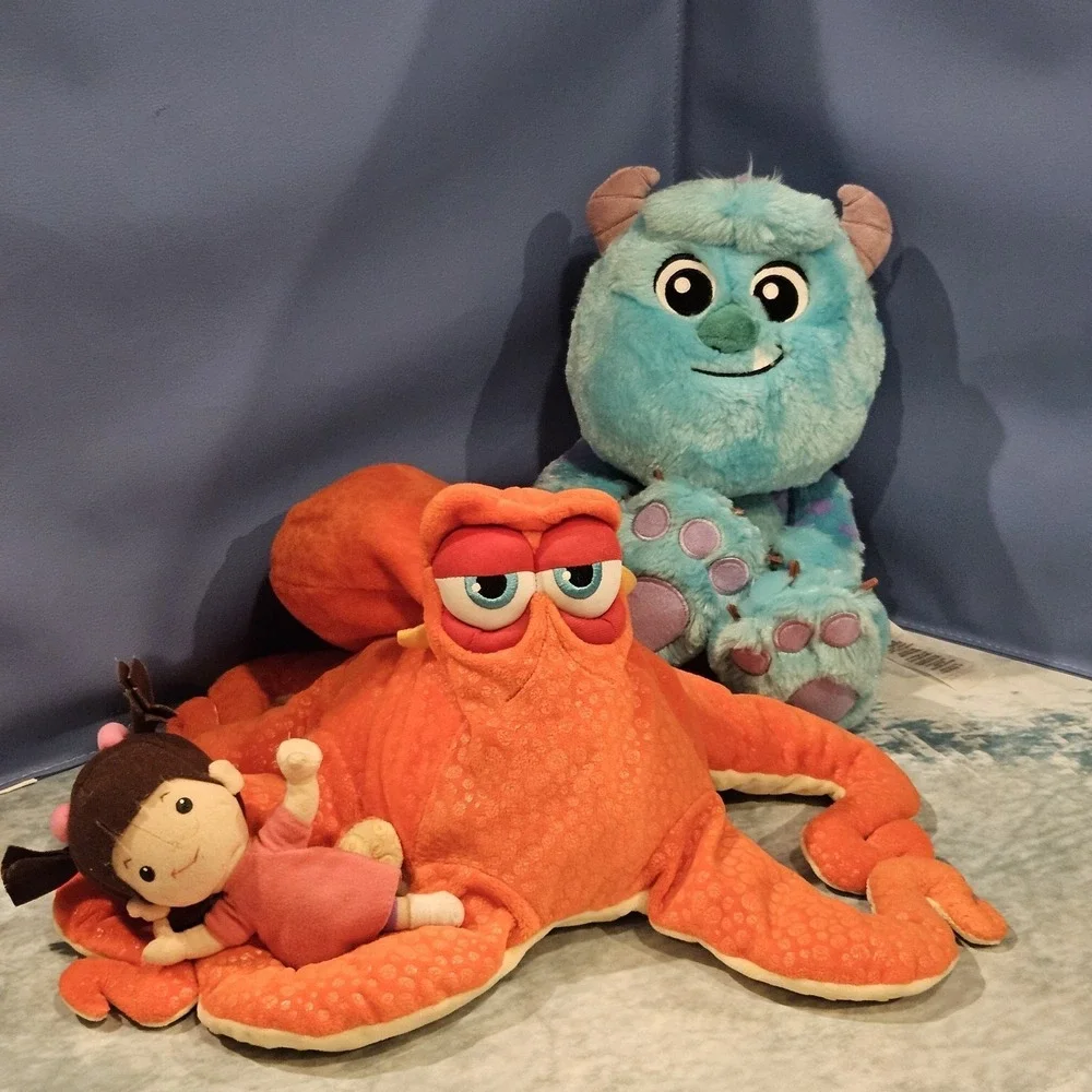 Disney‎ Monsters Inc Sulley Big Feet Plush w/ Boo 7